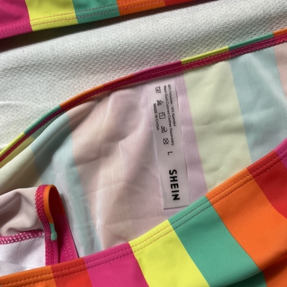 Shein Two Piece Bathing Suit size Large (BB) - Picture 6 of 6